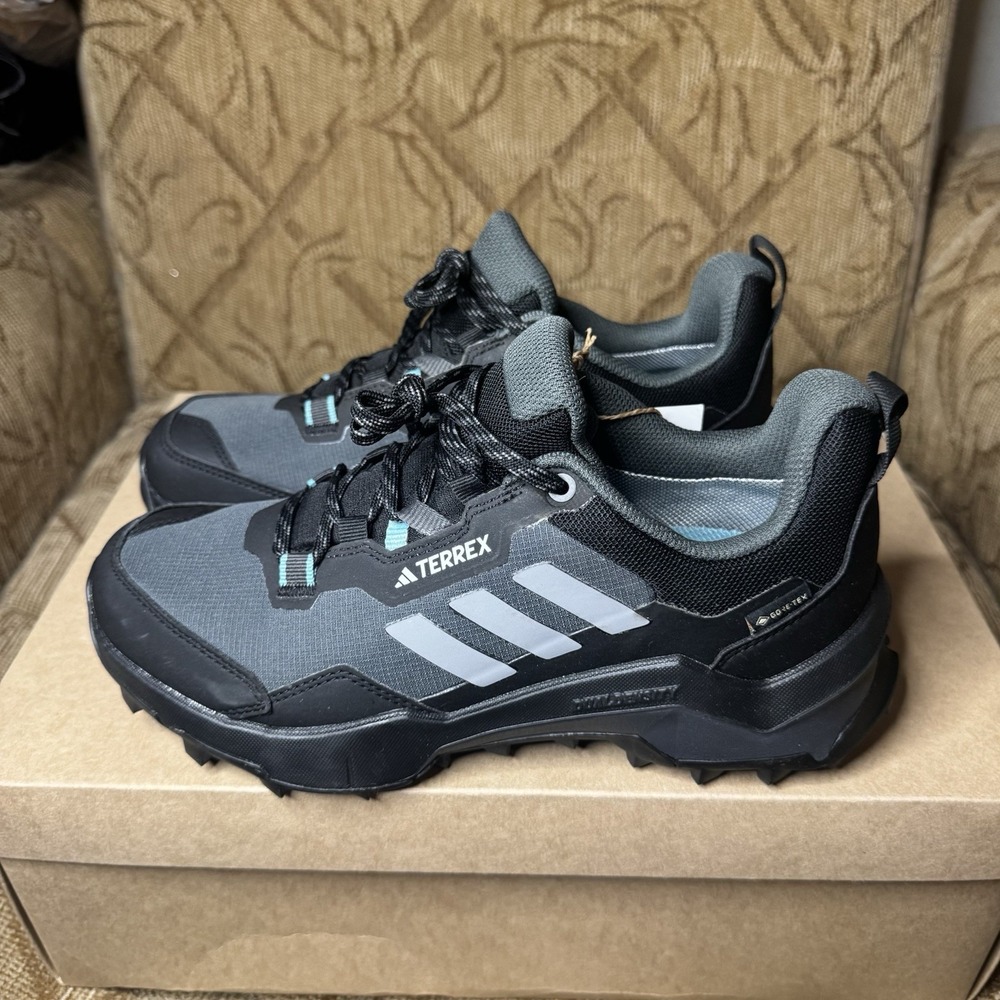 Size 7 - adidas TERREX AX4 GTX - Black / Grey / Mint - Womens - HQ1051 NWT!